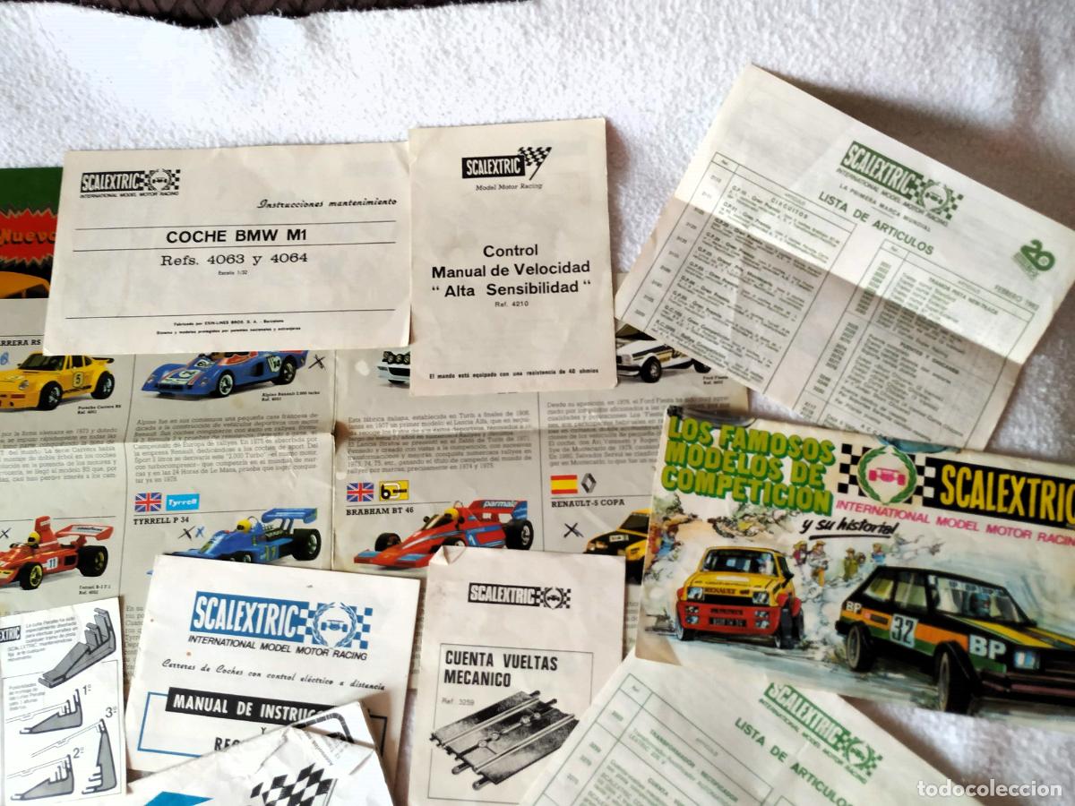 Scalextric: Lote Papeles / Documentaci&oacute;n / Folletos SCALEXTRIC - Foto 3