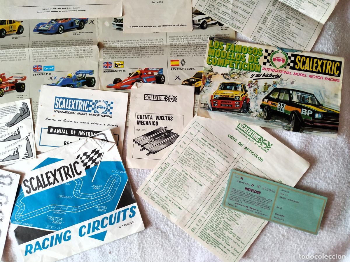 Scalextric: Lote Papeles / Documentaci&oacute;n / Folletos SCALEXTRIC - Foto 5