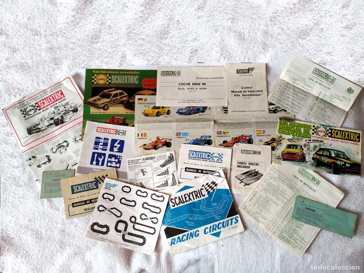Scalextric: Lote Papeles / Documentaci&oacute;n / Folletos SCALEXTRIC - Foto 1