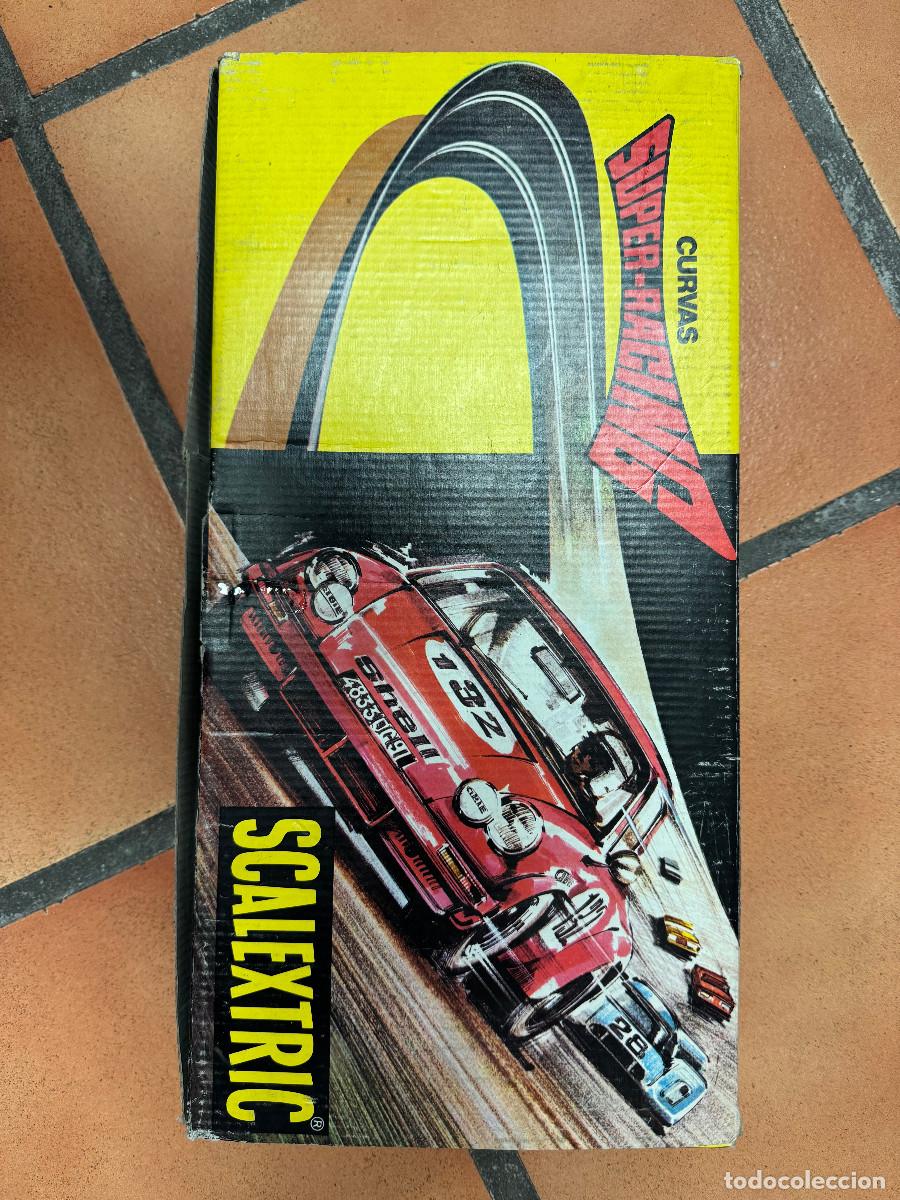 Scalextric: Caja Scalextric 3 Curvas Super-Racing ref. 3085 - Foto 1