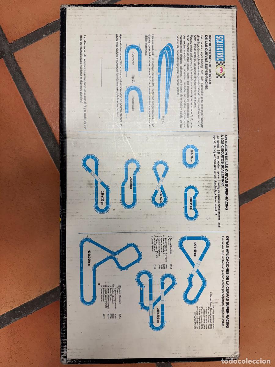 Scalextric: Caja Scalextric 3 Curvas Super-Racing ref. 3085 - Foto 4