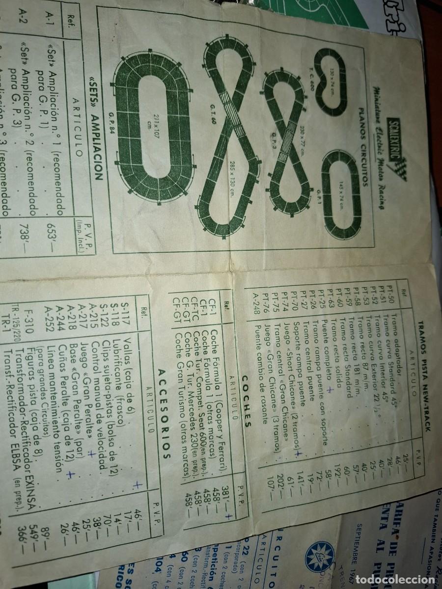 Scalextric: Scalextric, circuits, 2 tarifas, 5 tornillos y escobilla - Foto 2