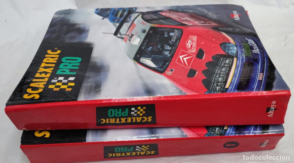 Scalextric: 2 TOMOS CON FICHAS, SCALEXTRIC PRO - Foto 1