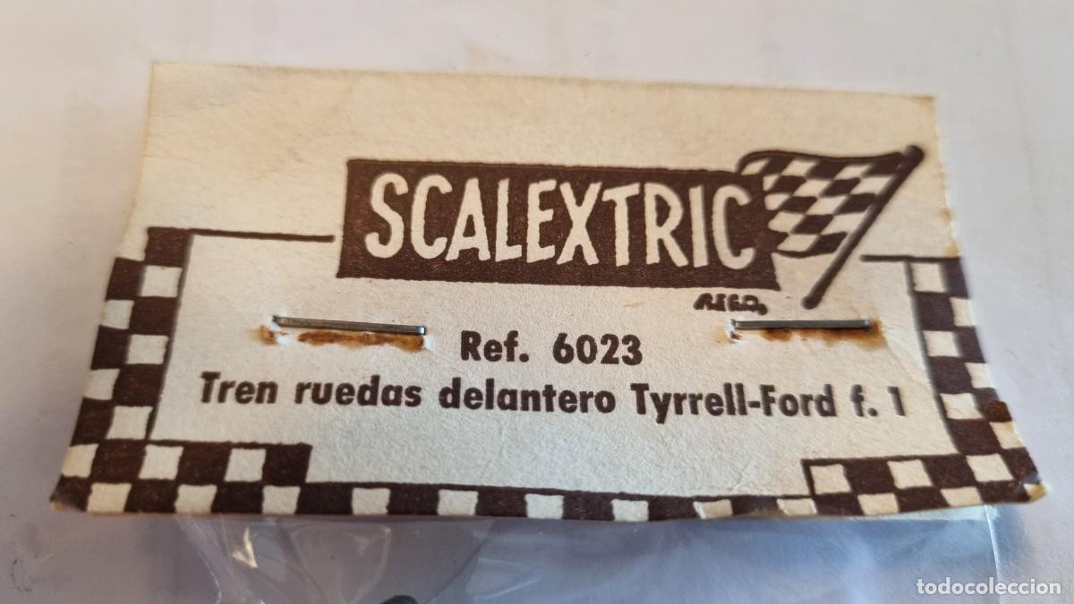 Scalextric: SCALEXTRIC EJE DELANTERO TYRELL FORD ORIGINAL - Foto 2