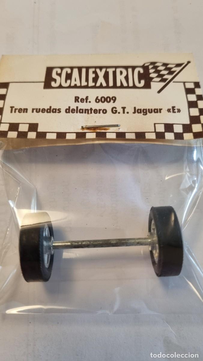 Scalextric: SCALEXTRIC EJE DELANTERO JAGUAR E ORIGINAL - Foto 1