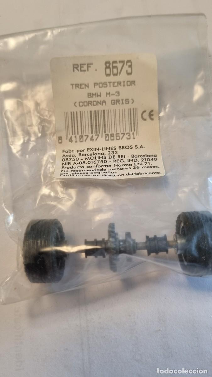 Scalextric: SCALEXTRIC EJE TRASERO BMW M3 ORIGINAL - Foto 1