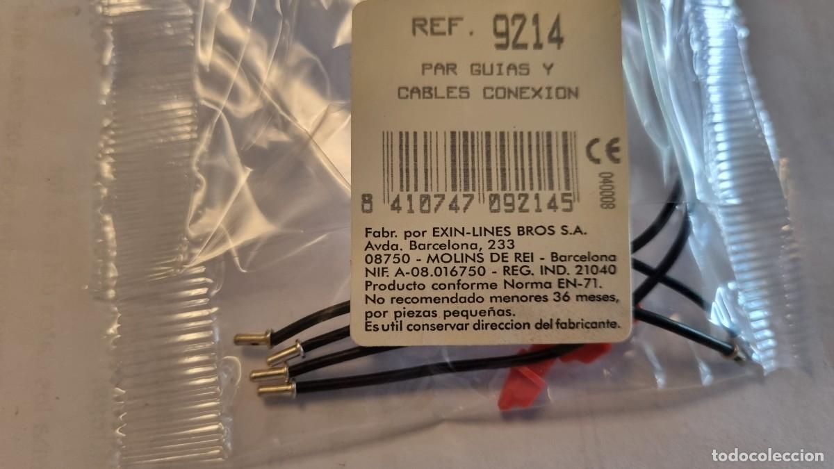 Scalextric: SCALEXTRIC BOLSA 2 GUIAS CABLES SRS ORIGINAL - Foto 2