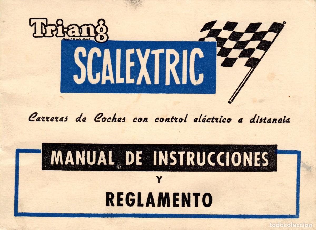 Scalextric: MANUAL DE INSTRUCCIONES Y REGLAMENTO SCALEXTRIC - Foto 1