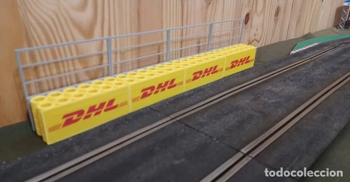 Scalextric: x4 barrera neum&aacute;ticos decoraci&oacute;n - Foto 1
