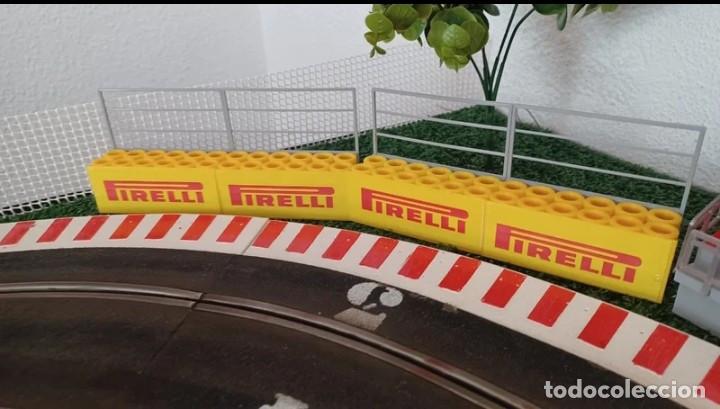 Scalextric: x4 barrera neum&aacute;ticos decoraci&oacute;n - Foto 1