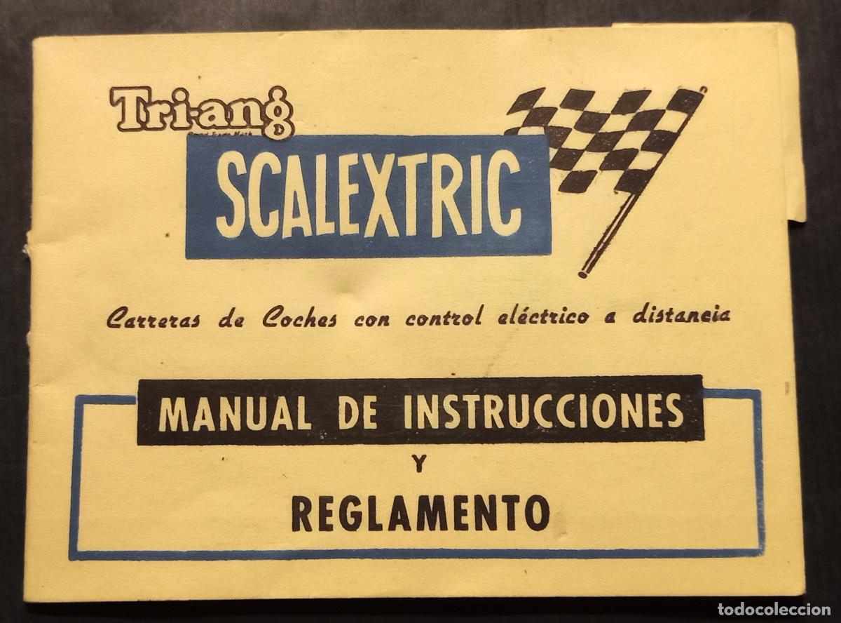 Scalextric: SCALEXTRIC TRI-ANG - MANUAL DE INSTRUCCIONES Y REGLAMENTO - Foto 1
