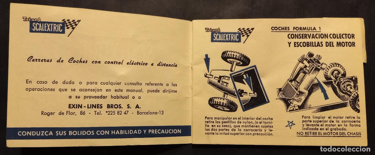 Scalextric: SCALEXTRIC TRI-ANG - MANUAL DE INSTRUCCIONES Y REGLAMENTO - Foto 2