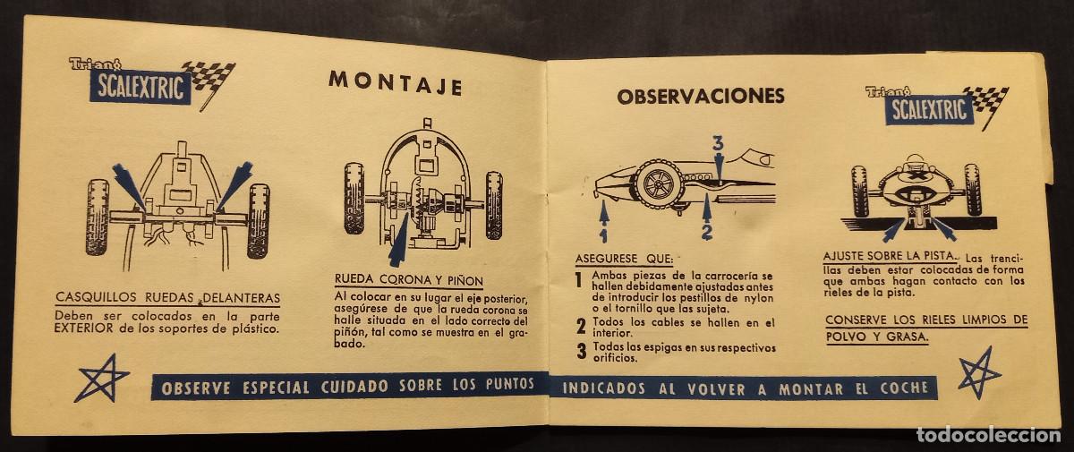 Scalextric: SCALEXTRIC TRI-ANG - MANUAL DE INSTRUCCIONES Y REGLAMENTO - Foto 5