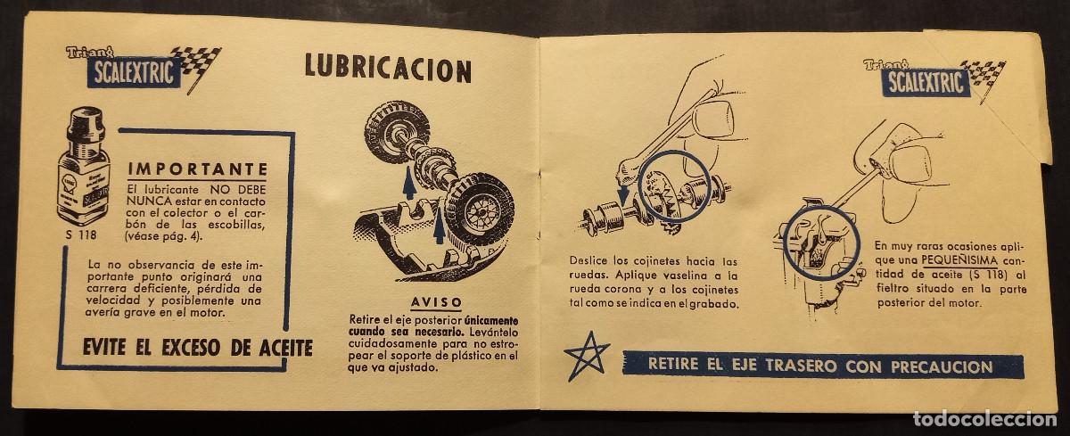 Scalextric: SCALEXTRIC TRI-ANG - MANUAL DE INSTRUCCIONES Y REGLAMENTO - Foto 6