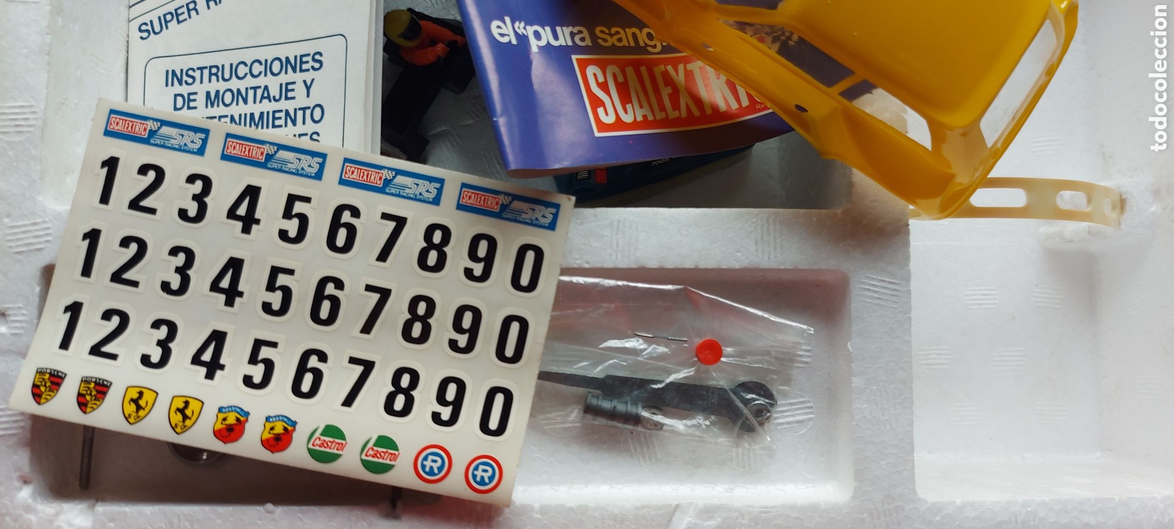 Scalextric: SCALEXTRIC SRS ref 7004 de 1982. Coche Renault 5 Turbo `Gitanes&acute; a estrenar - Foto 2