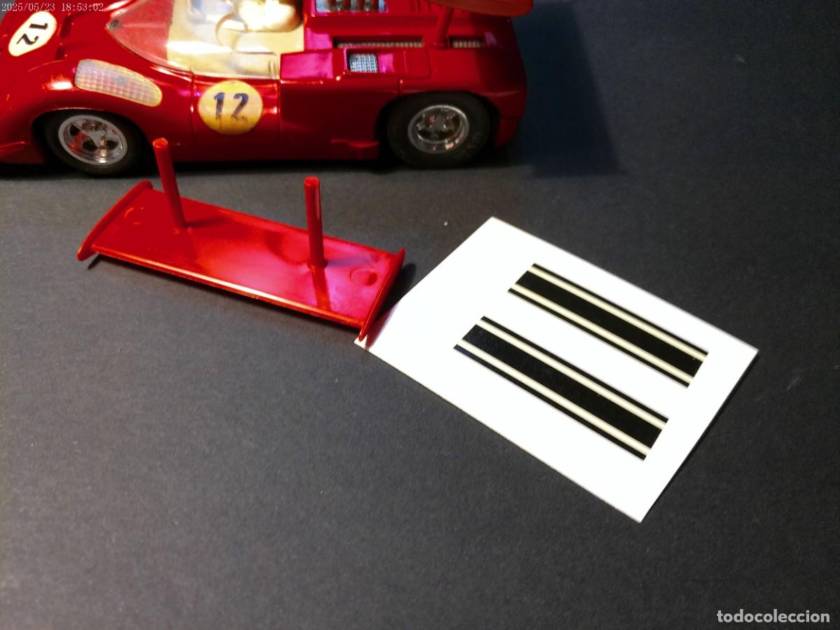 Scalextric: AC SCALEXTRIC CHAPARRAL ACCESORIO ALERON ROJO - Foto 2