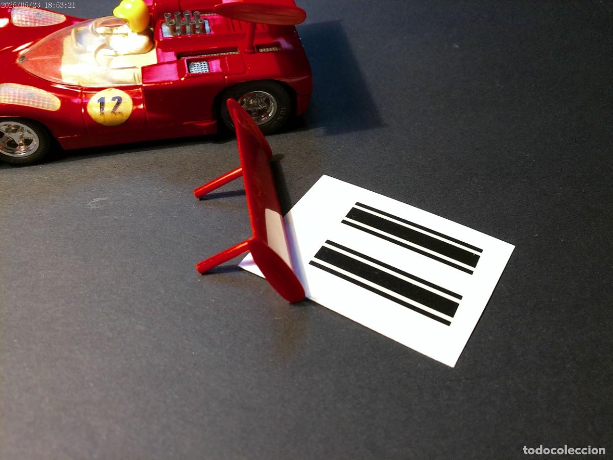 Scalextric: AC SCALEXTRIC CHAPARRAL ACCESORIO ALERON ROJO - Foto 3