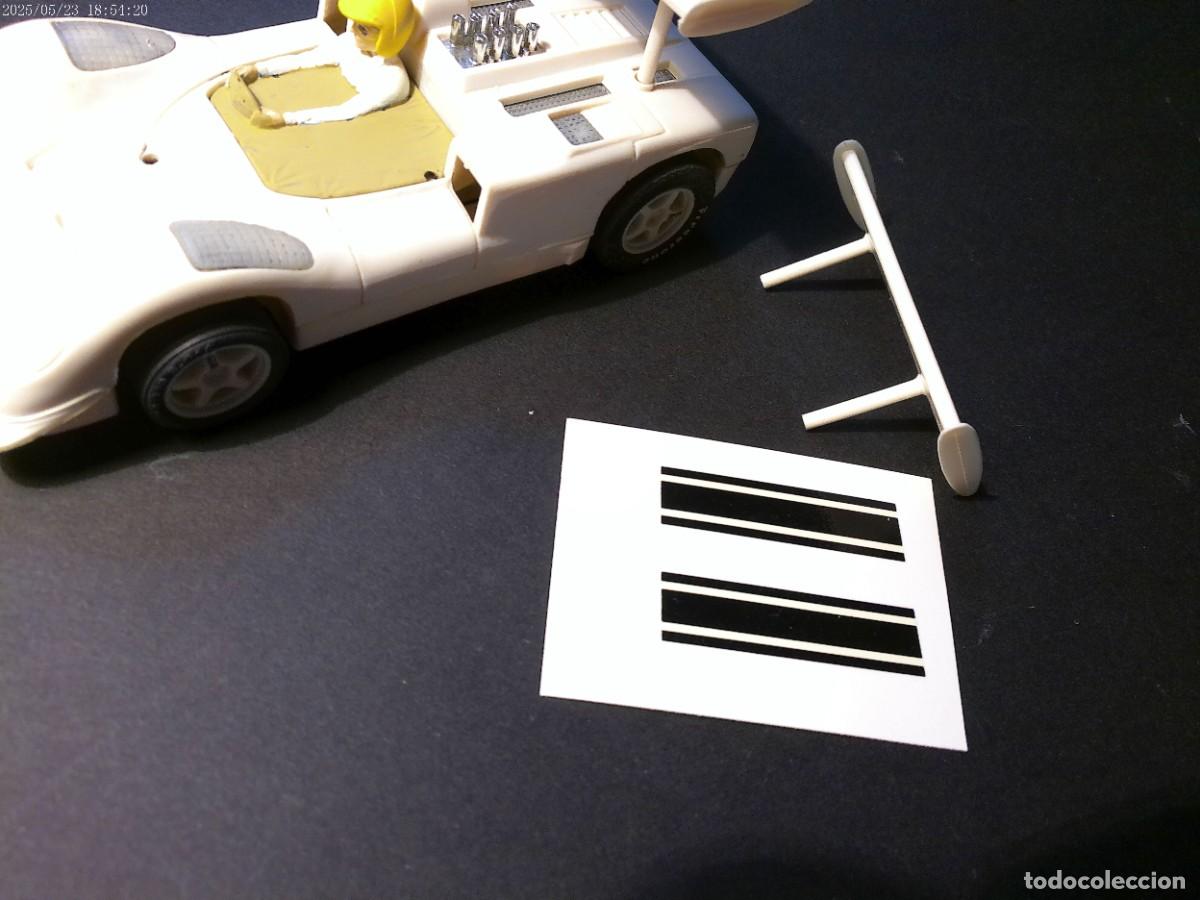 Scalextric: AC SCALEXTRIC CHAPARRAL ACCESORIO ALERON BLANCO - Foto 1