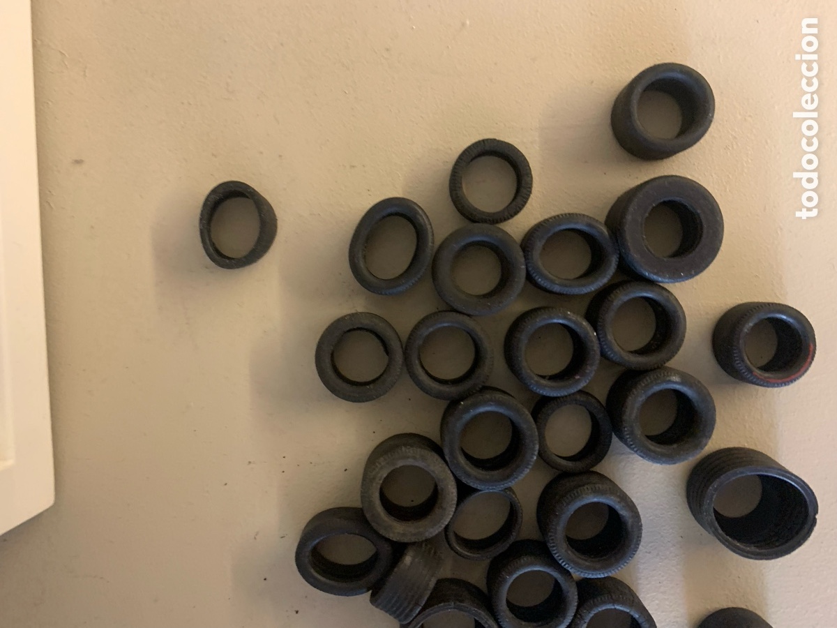 Scalextric: Lote de neum&aacute;ticos usados - Foto 2