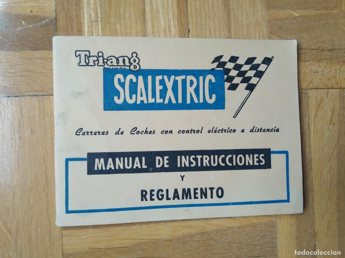 Scalextric: MANUAL DE INSTRUCCIONES SCALEXTRIC TRIANG - Foto 1
