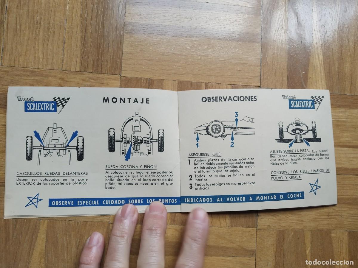 Scalextric: MANUAL DE INSTRUCCIONES SCALEXTRIC TRIANG - Foto 2