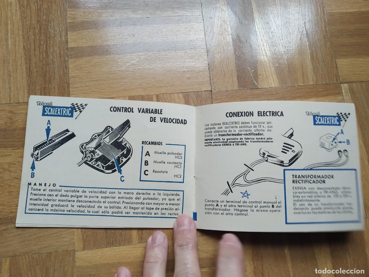 Scalextric: MANUAL DE INSTRUCCIONES SCALEXTRIC TRIANG - Foto 4
