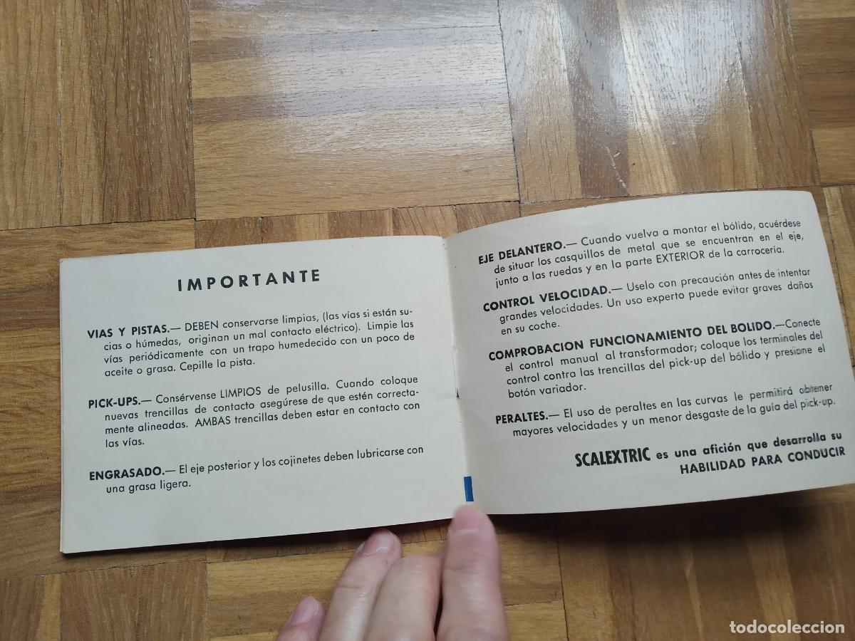 Scalextric: MANUAL DE INSTRUCCIONES SCALEXTRIC TRIANG - Foto 5