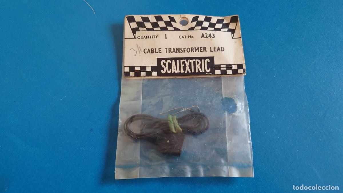 Scalextric: SCALEXTRIC CABLE TRANSFORMADOR A FAROLAS SCALEXTRIC A/243 - Foto 1