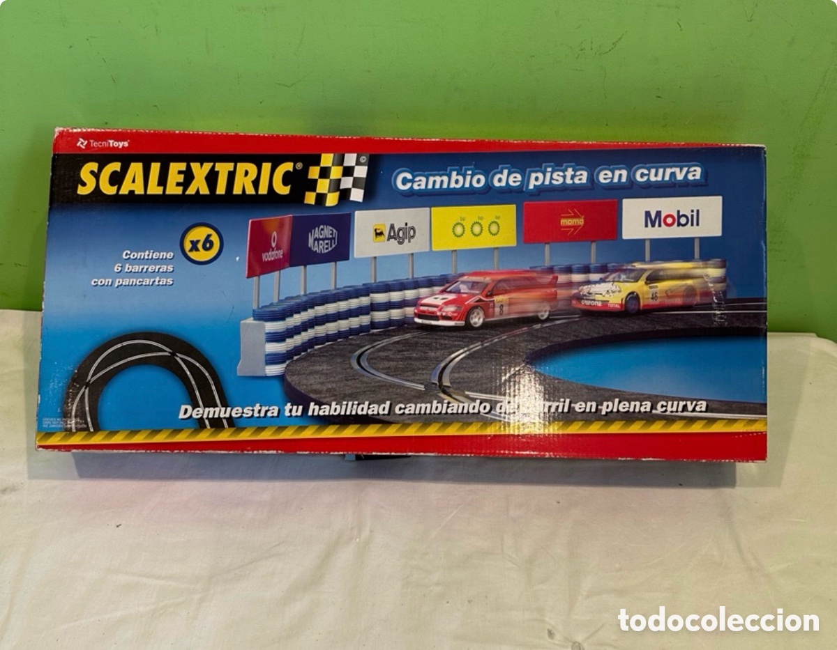 Scalextric: Scalextric cambio de pista en curva TecniToys accesorio original.