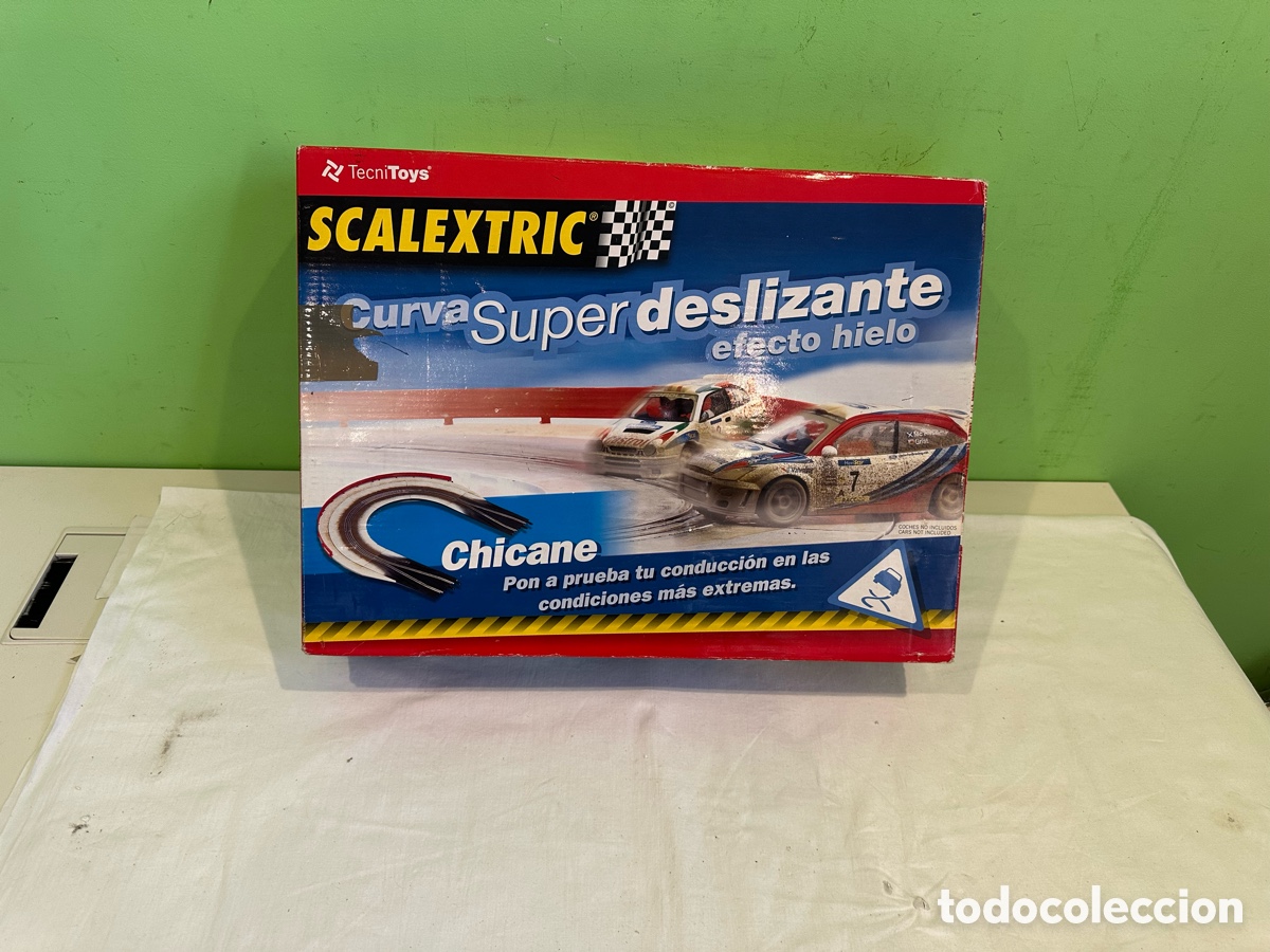 Scalextric: Scalextric cambio de pista en curva TecniToys accesorio original.