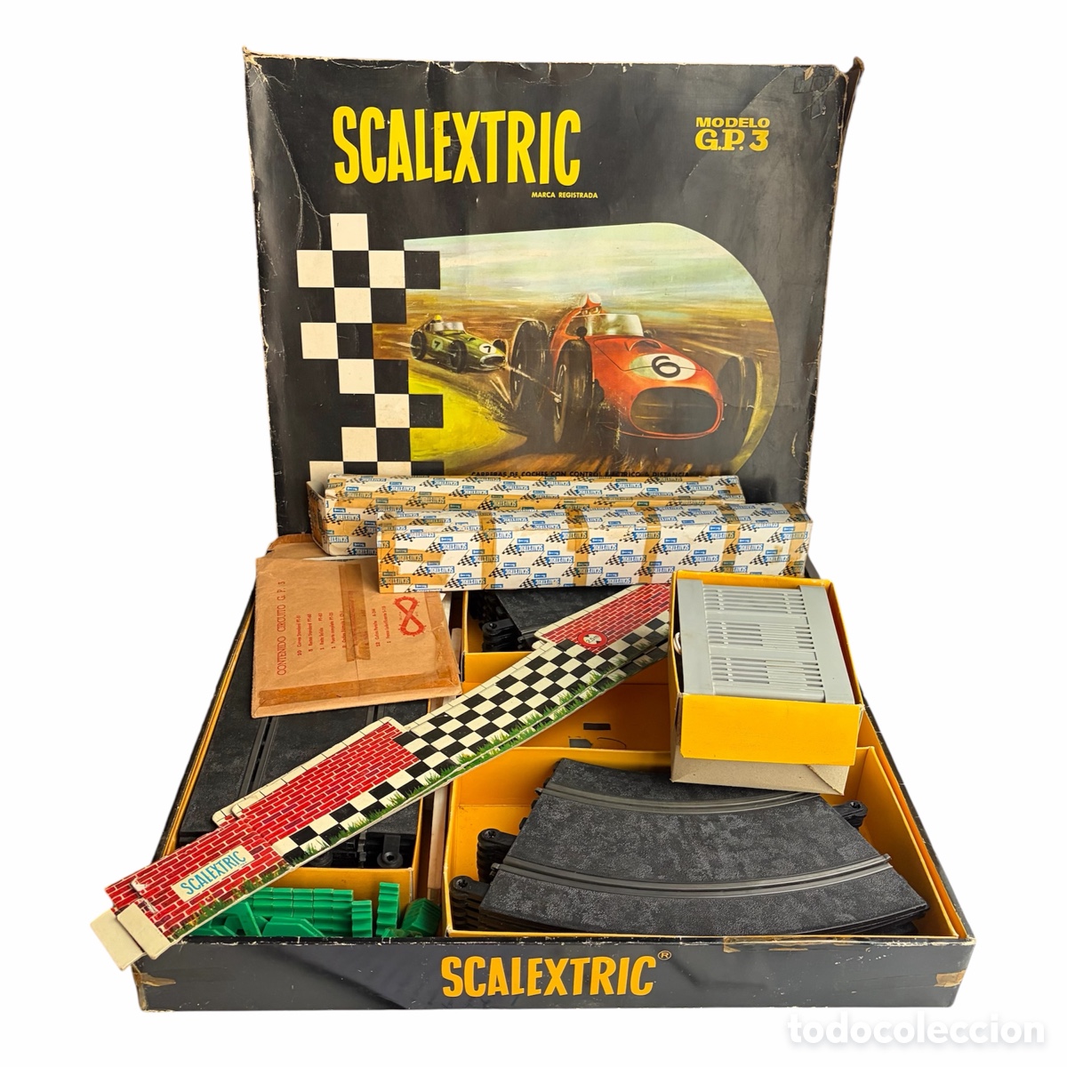 Scalextric: Circuito Scalextric GP 3 Exin a&ntilde;os 60 g.p. GP3