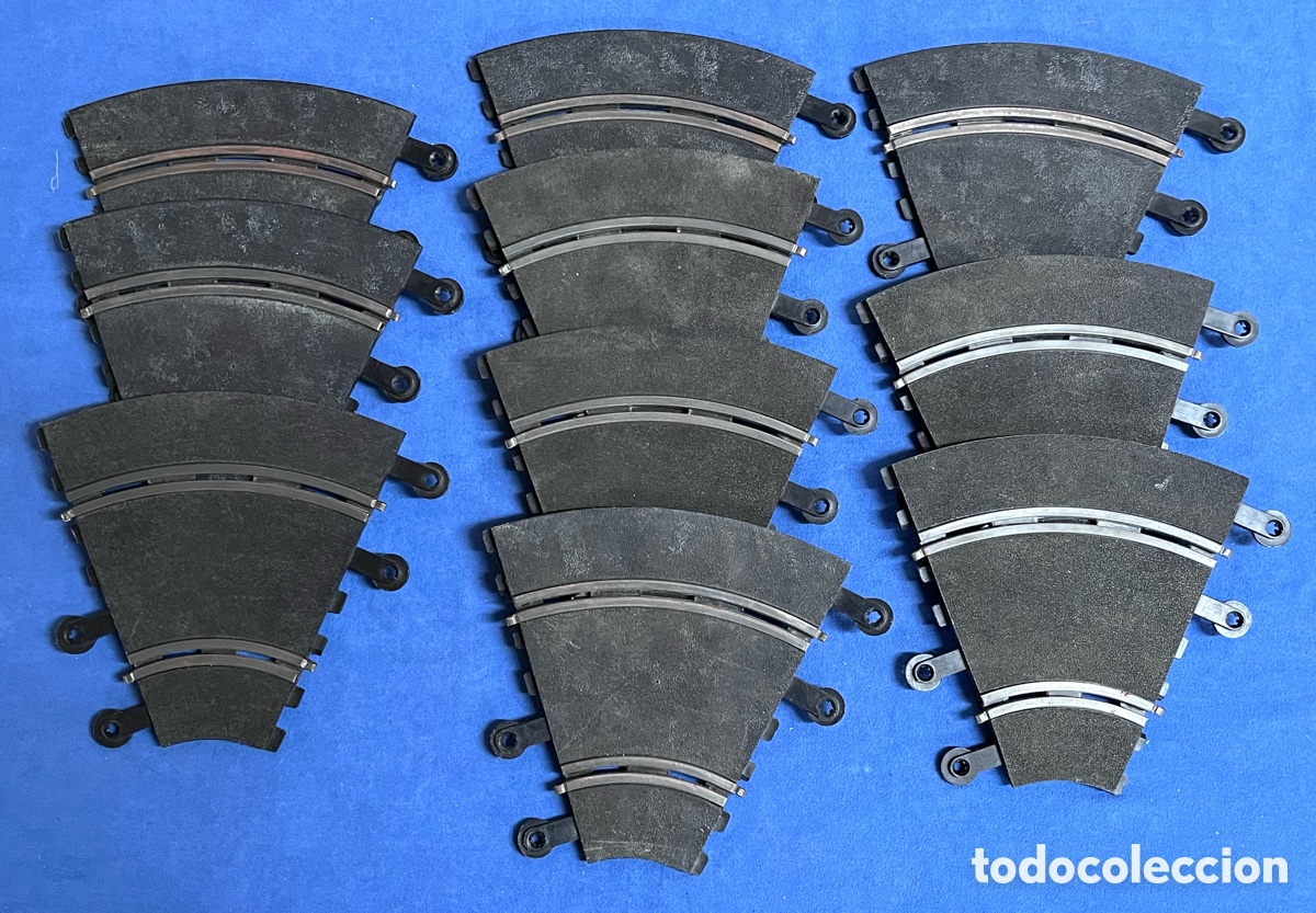 Scalextric: Slot Scalextric EXIN 10x TRAMO PISTA CURVA INTERIOR (5x Ref. 3052 / 5x Ref. PT/52)