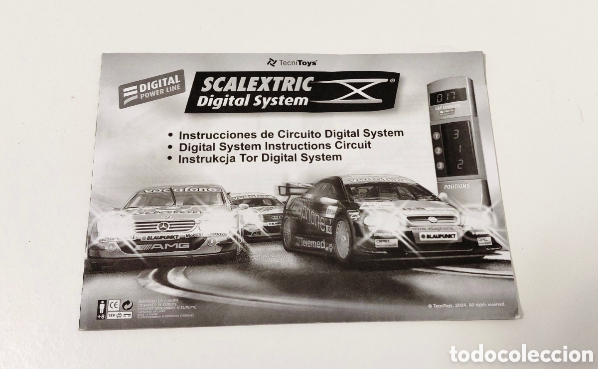 Scalextric: Scalextric Digital : Instrucciones 3 Idiomas - Foto 1