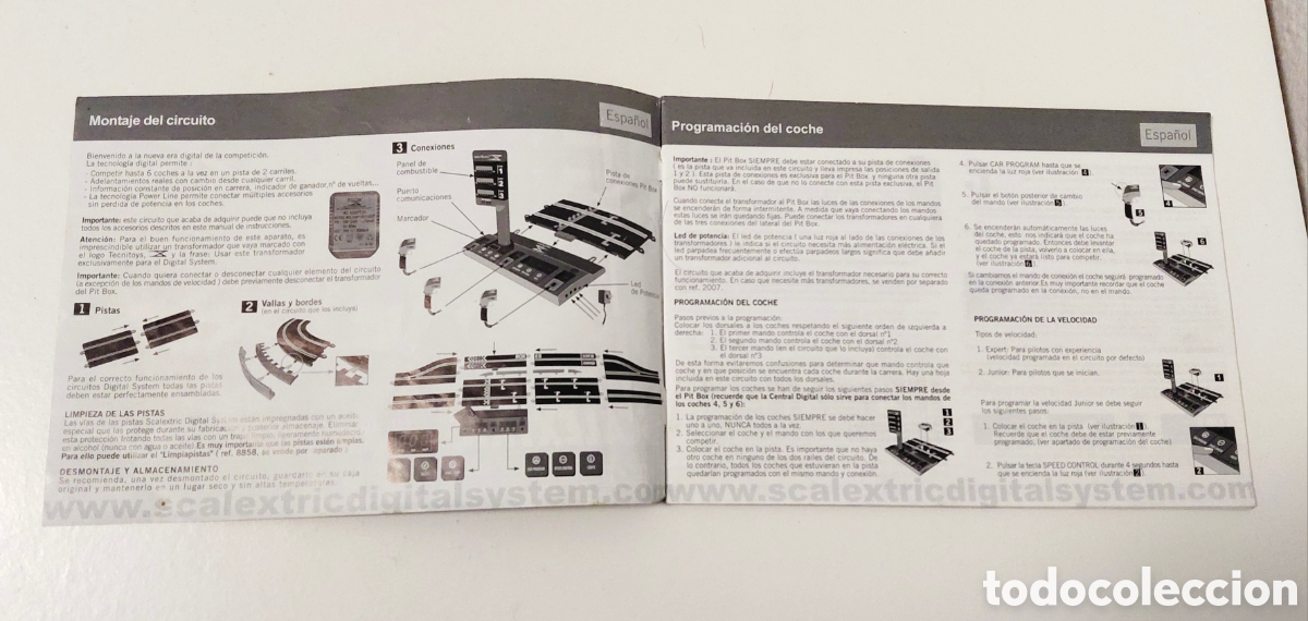 Scalextric: Scalextric Digital : Instrucciones 2 Idiomas - Foto 2