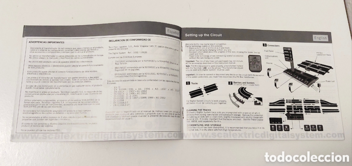 Scalextric: Scalextric Digital : Instrucciones 2 Idiomas - Foto 4