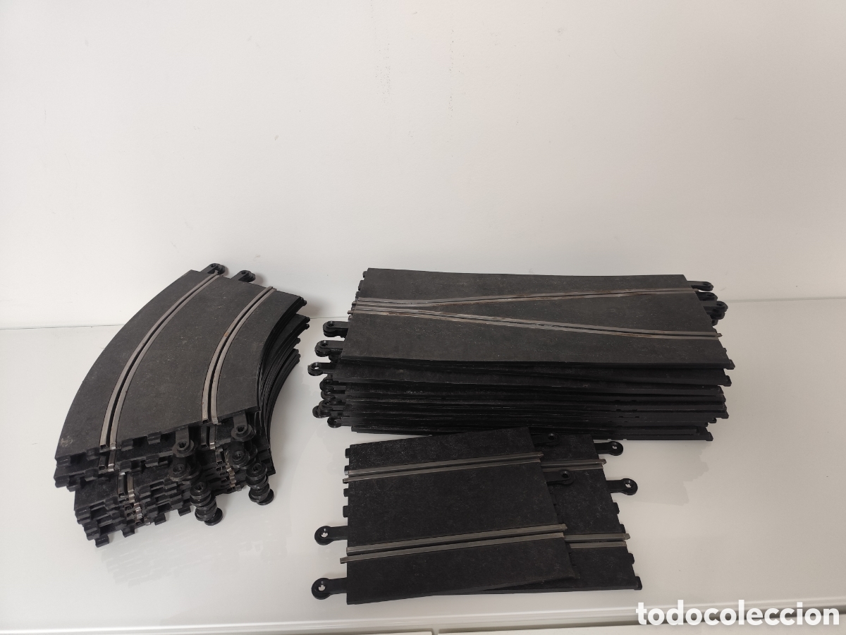 Scalextric: LOTE PISTAS ORIGINALES A&Ntilde;OS 70 EXIN SCALEXTRIC - RECTAS Y CURVAS Y JINKANA.