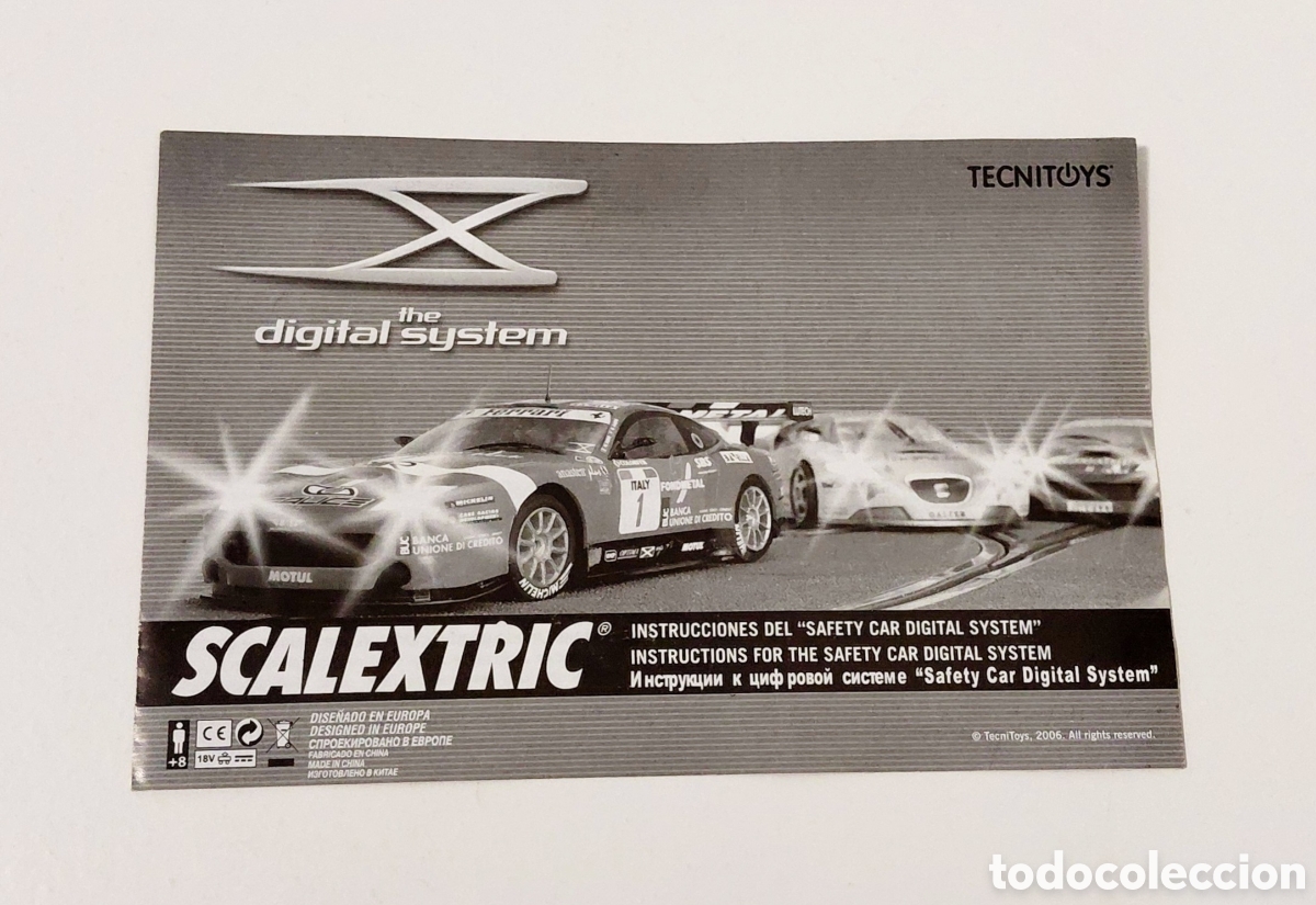Scalextric: Scalextric Digital = Instrucciones del Safety Car