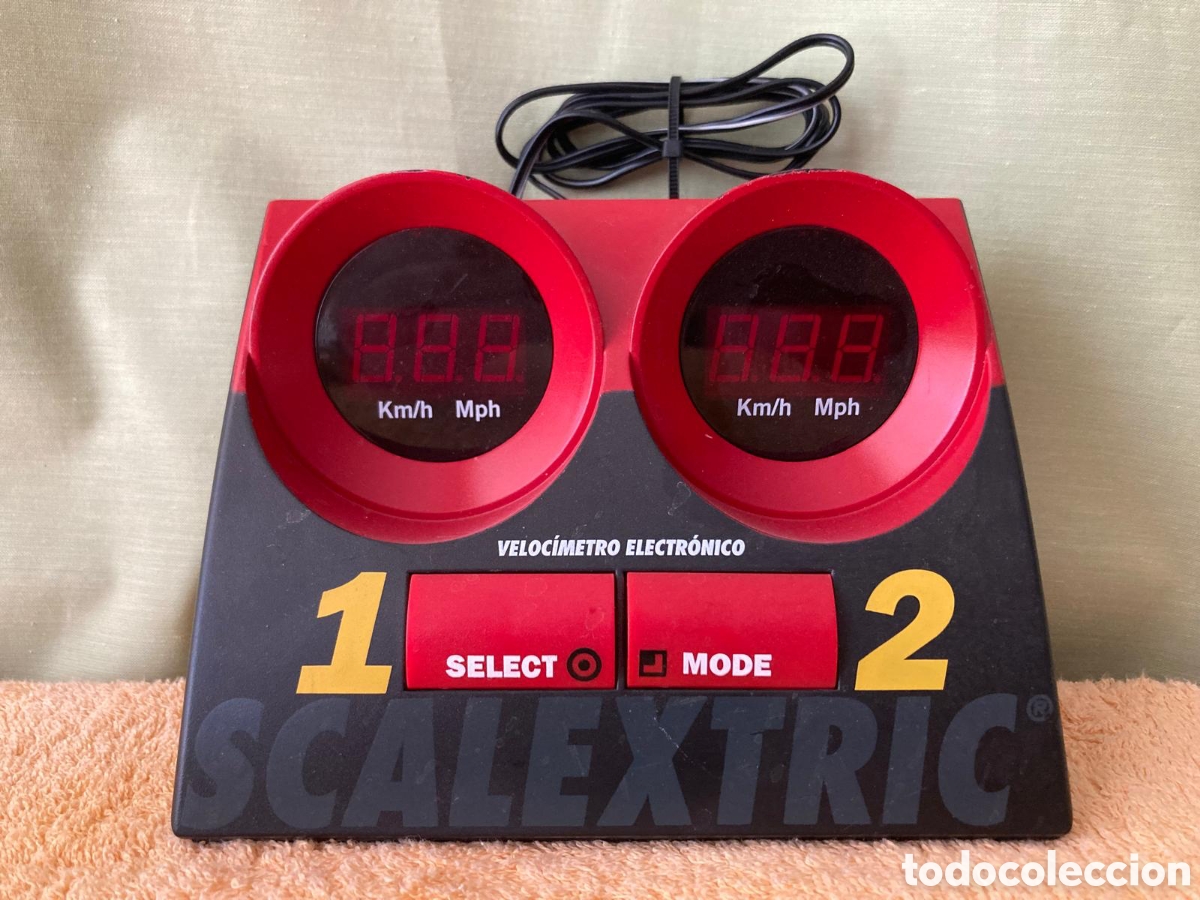 Scalextric: Veloc&iacute;metro Scalextric