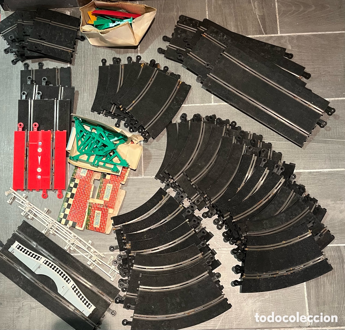 Scalextric: Gran lote pistas scalextric.