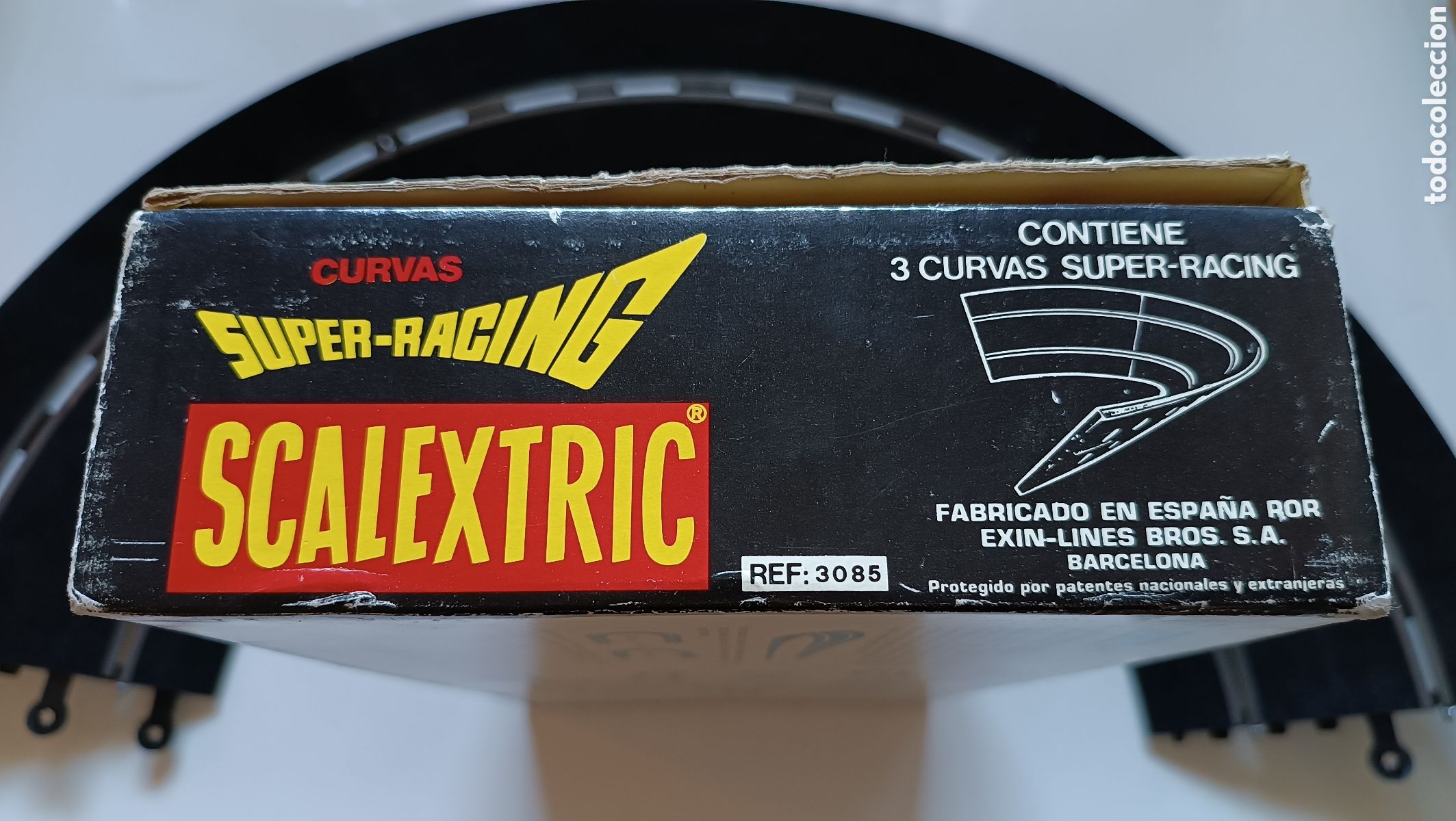 Scalextric: Curvas SUPER-RACING de SCALEXTRIC EXIN Ref: 3085 - Vintage - Foto 8