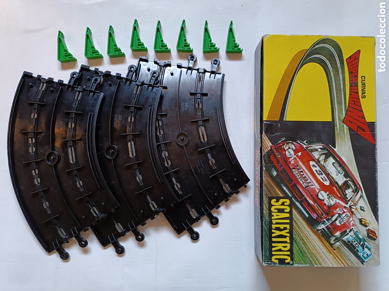Scalextric: Curvas SUPER-RACING de SCALEXTRIC EXIN Ref: 3085 - Vintage - Foto 10