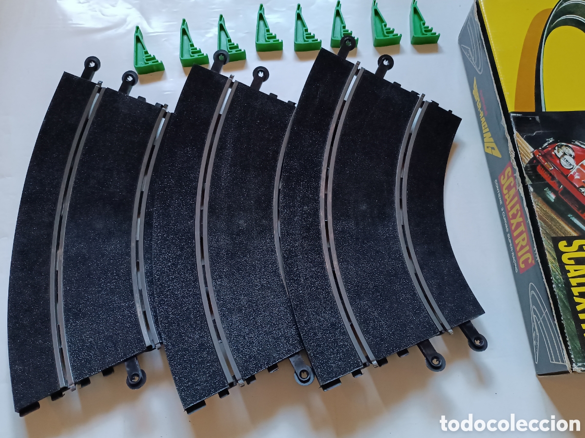 Scalextric: Curvas SUPER-RACING de SCALEXTRIC EXIN Ref: 3085 - Vintage - Foto 11