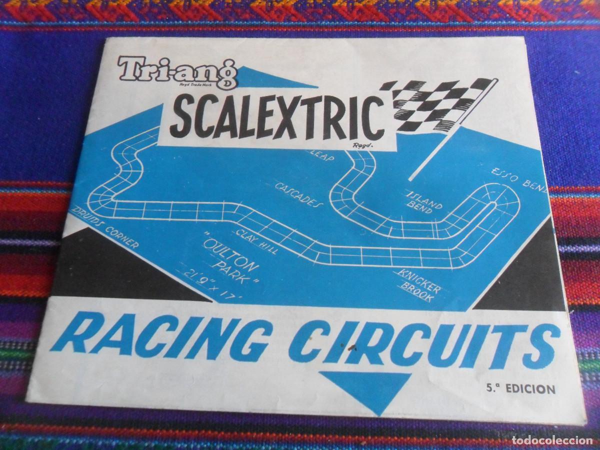 Scalextric: CAT&Aacute;LOGO RACING CIRCUITS 5&ordf; EDICI&Oacute;N TRI-ANG SCALEXTRIC. 1968.