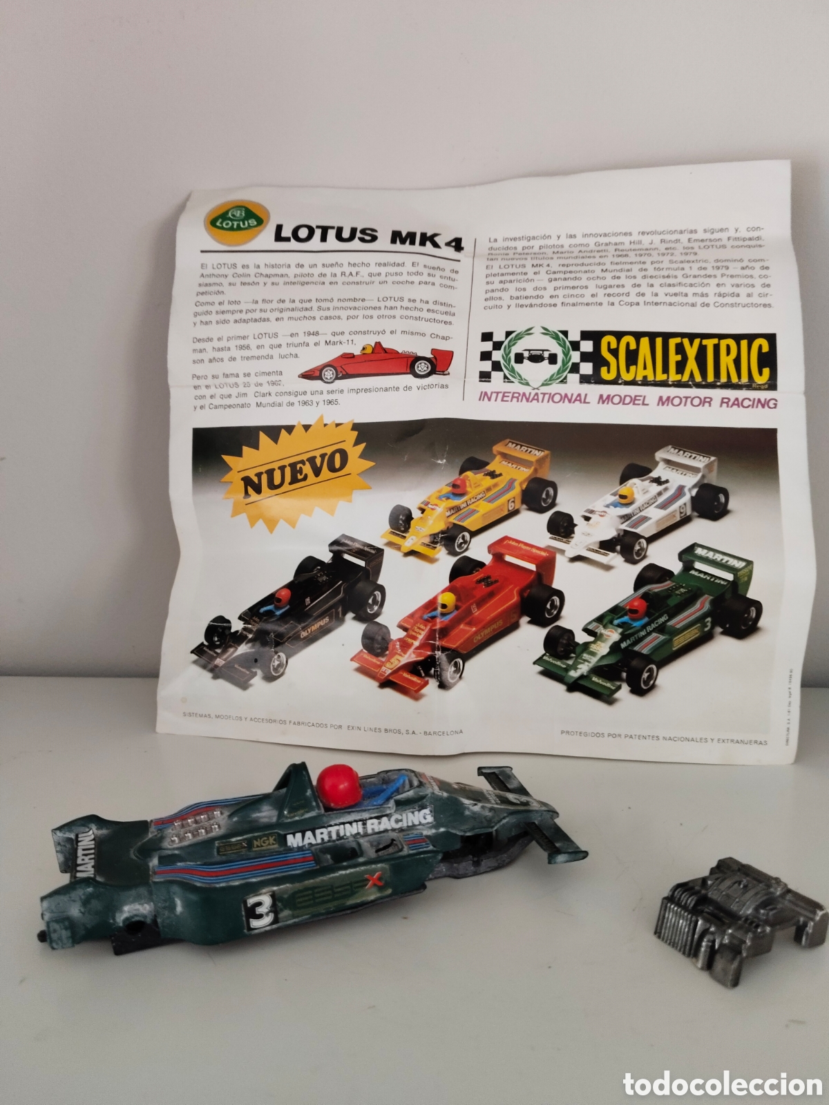 Scalextric: SCALEXTRIC EXIN LOTUS MK4 PIEZAS