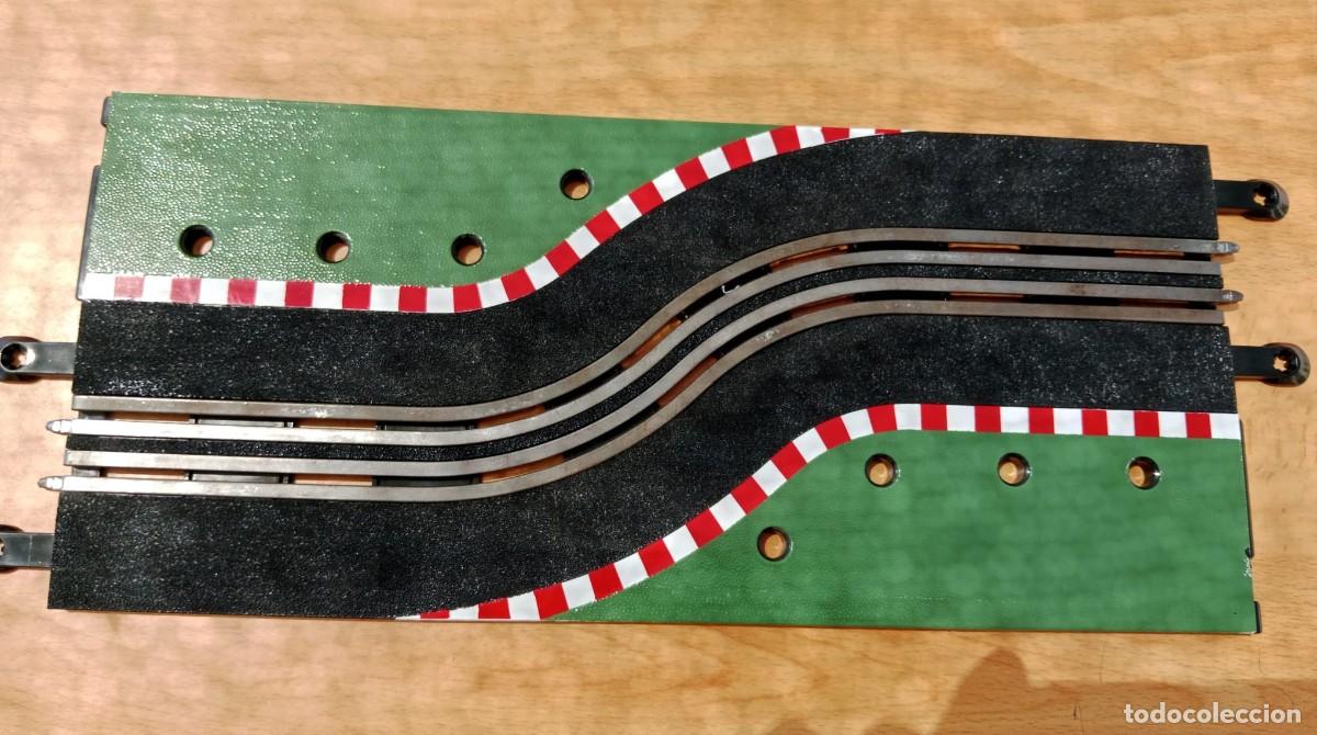 Scalextric: Scalextric tecni toys chicane en doble curva usada solo pistas ,las de las fotos