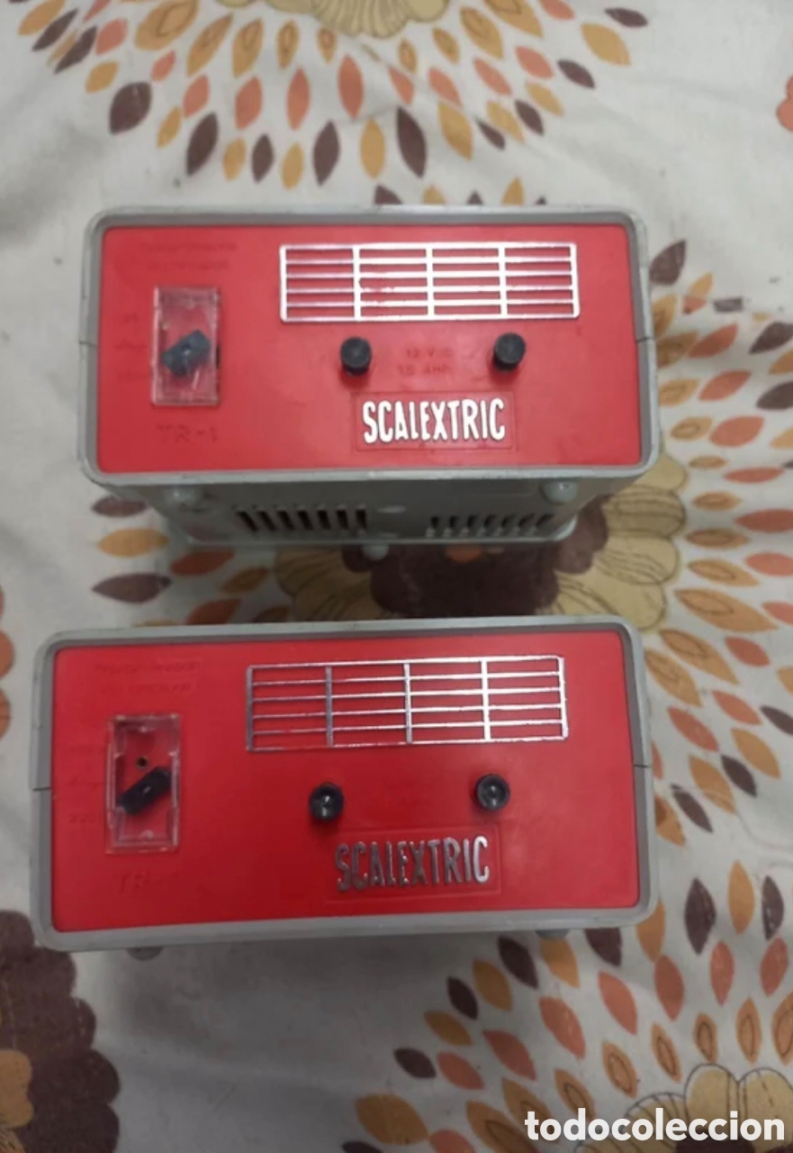 Scalextric: Lote 2 Transformadores Scalextric TR-1 Exin (Vintage