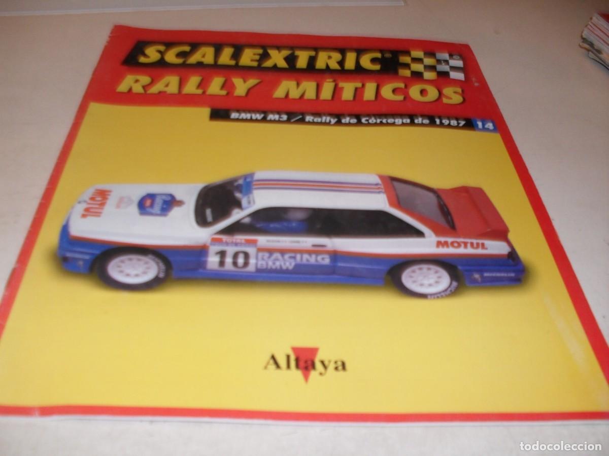 Scalextric: FASCICULO N&ordm; 14 SCALEXTRIC RALLY MITICOS.BMW M3,RALLY CORCEGA 1987,ALTAYA,2002