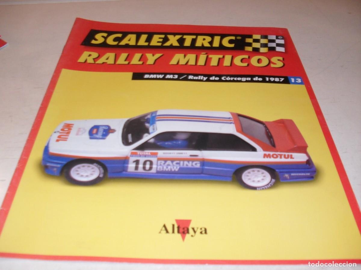 Scalextric: FASCICULO N&ordm; 13 SCALEXTRIC RALLY MITICOS.BMW M3,RALLY CORCEGA 1987,ALTAYA,2002