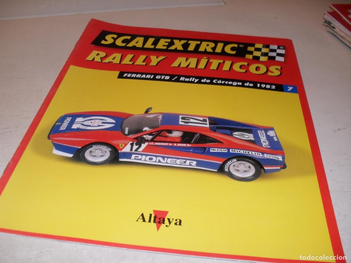 Scalextric: FASCICULO N&ordm; 7 SCALEXTRIC RALLY MITICOS.FERRARI GTB/RALLY CORCEGA 1982,ALTAYA,2002