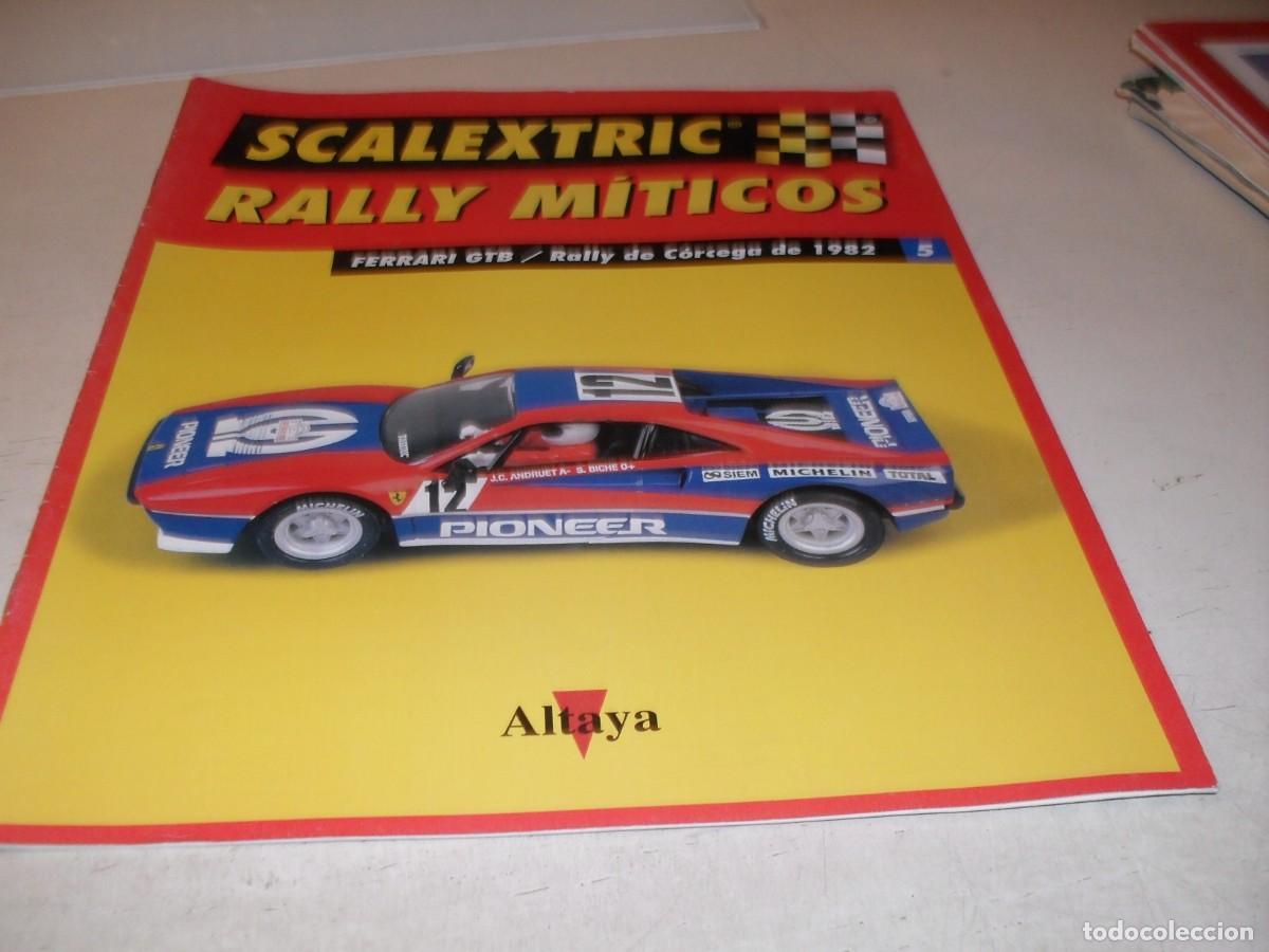 Scalextric: FASCICULO N&ordm; 5 SCALEXTRIC RALLY MITICOS.FERRARI GTB/RALLY CORCEGA 1982,ALTAYA,2002